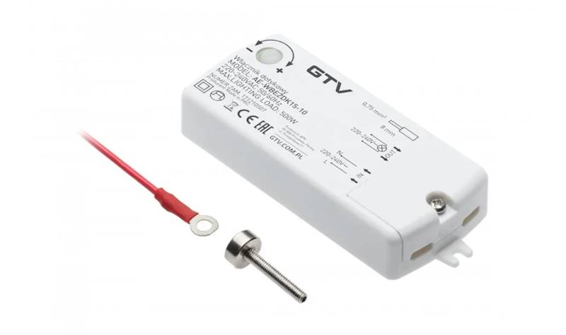 Włącznik dotykowy pod śrubę 230V max.500W 