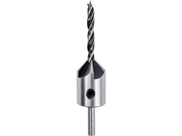 Fazownik do drewna 3 x 16 x 25 mm z wiertłem