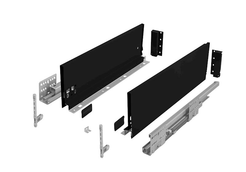 Szuflada Matrix S SLIM H135 Czarna L-300