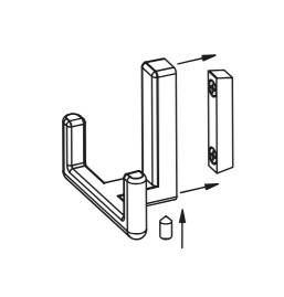 Wieszaki z kolekcji NOX Czarny Mat 2 r. Z-5460.P61