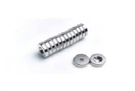 Magnes Neodymowy Pierścieniowy  20x(7,5×3,5)x3 N38