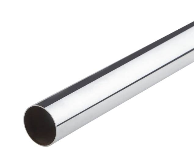 Drążek meblowy 25mm  ścianka 1mm 150cm chrom