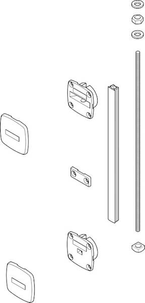 Expander biały, wysokość drzwi  2650 mm wymiar2175