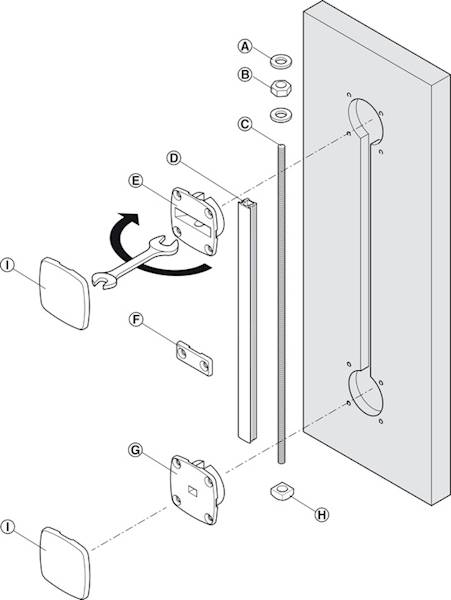 Expander biały, wysokość drzwi  2650 mm wymiar2175