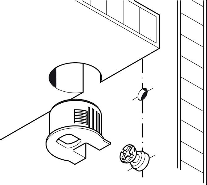 Złączka Rafix 20, bez czopu, tworzywo sztuczne bia