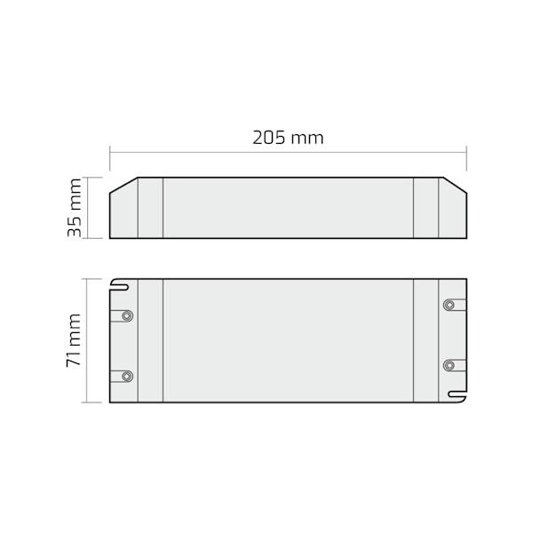 Zasilacz LED 150W STANDARD PLUS
