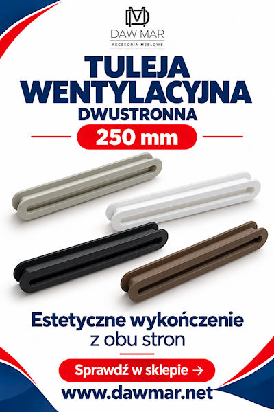 Rozeta wentylacyjna owalna duża dwustronna