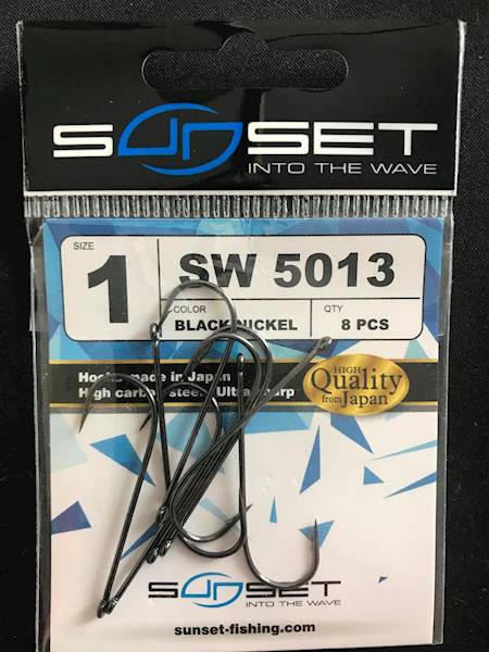 Haczyki SUNSET SUNHOOKS 5W 5013BN rozmiar 1