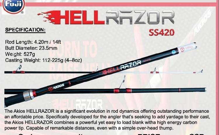 AKIOS HellRazor 420cm SS