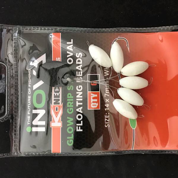INOVA stopery pływające owalne białe 14 x 7 mm