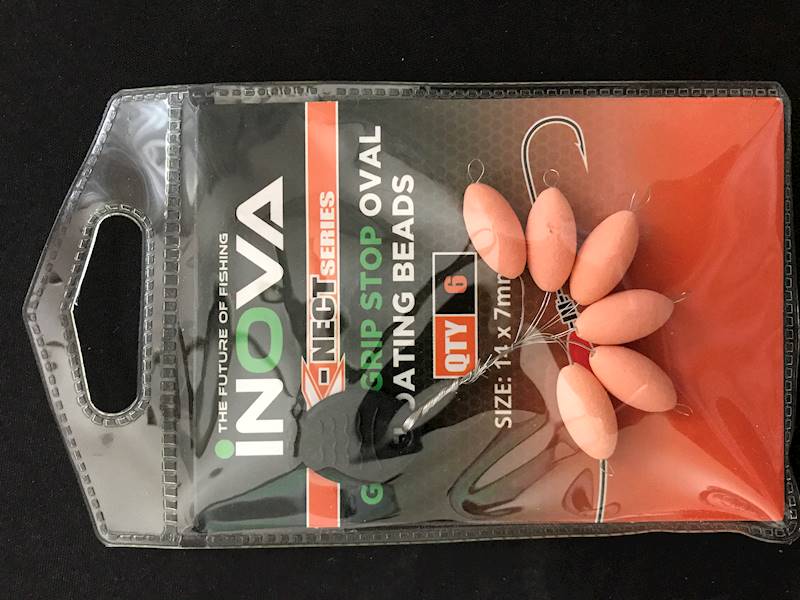 INOVA stopery owalne pływajace czerwone 14 x 7 mm