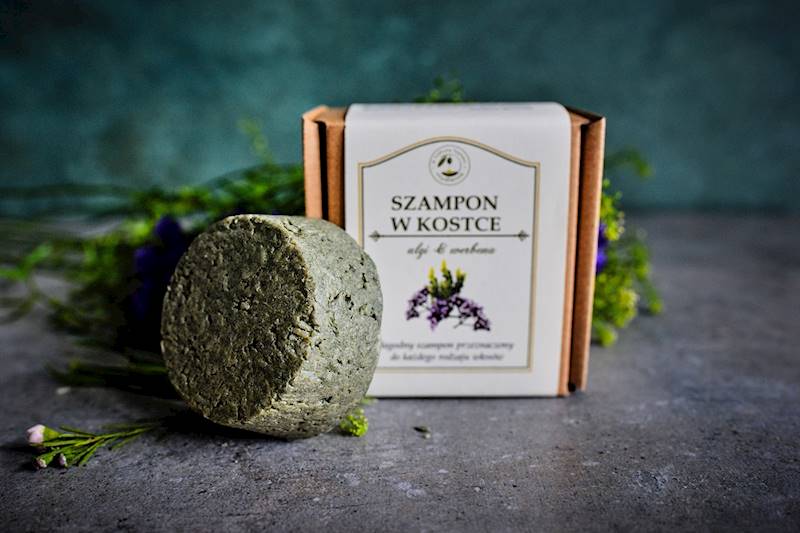SZAMPON W KOSTCE  algi&werbena