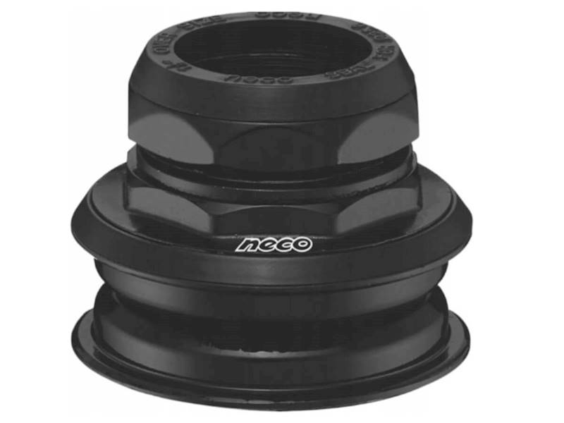 Stery rowerowe NECO H-128BK półzintegrowane 1 1/8”