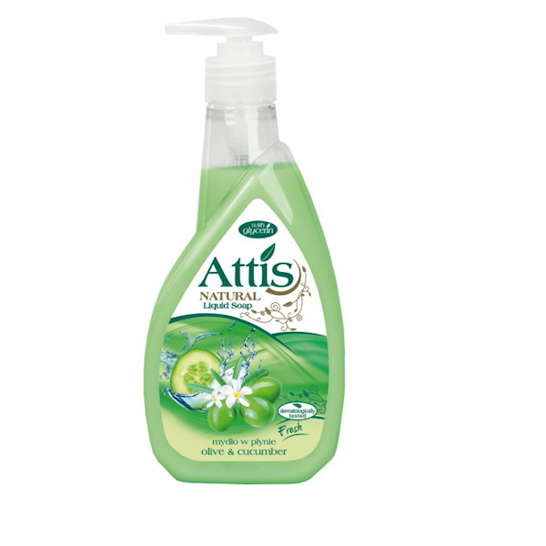 Mydło w płynie Attis 400 ml z dozownikiem
