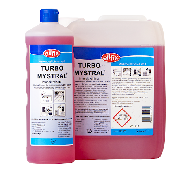 Turbo Mystral - płyn mocny czyszczący 5l