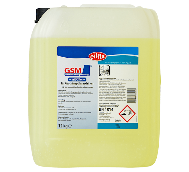 Spulan GSM -  płyn do zmywarek 12kg z chlorem