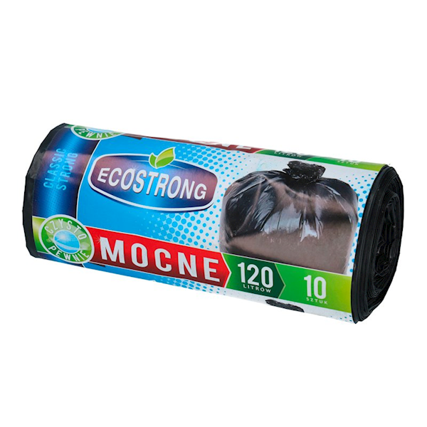 Worki 70x110 120L LDPE czarne (op.10 szt.)