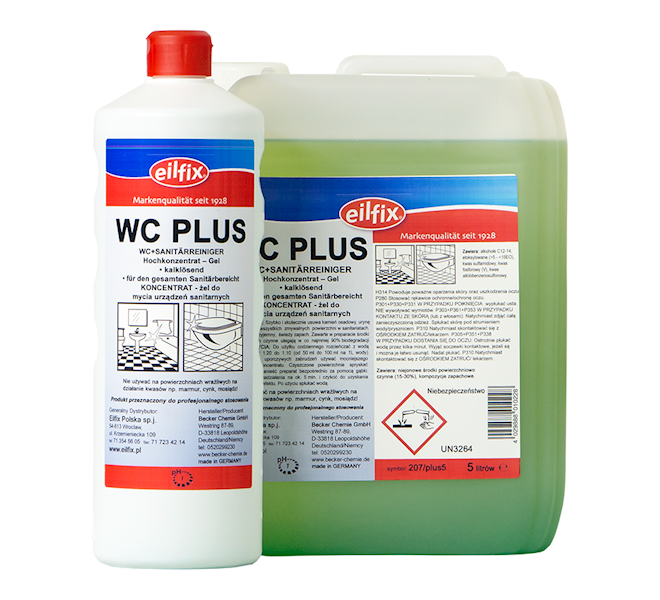 WC PLUS - płyn do urządzeń sanitar.1l