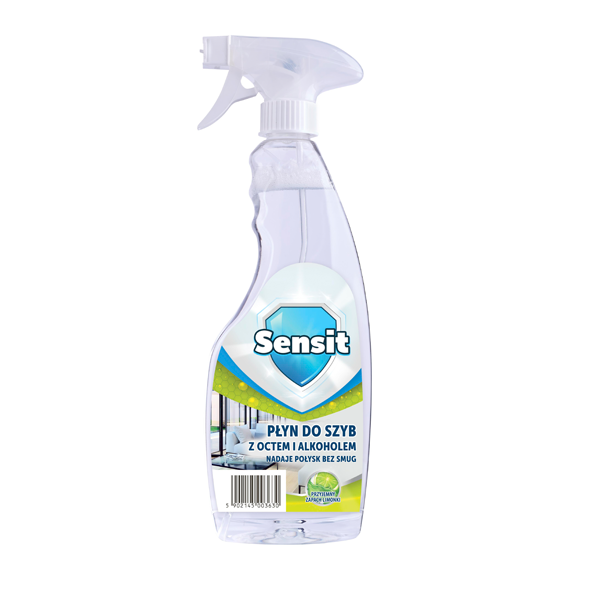 Sensit płyn do szyb limonka 0,5L - atomizer