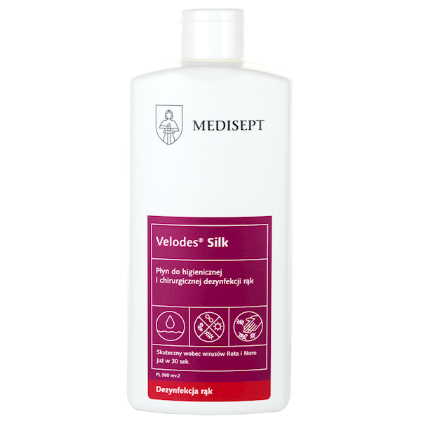 Velodes Silk-płyn do chirurgicznej dez. rąk 500 ml