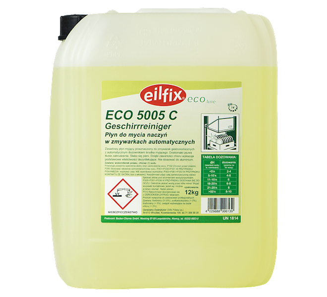 ECO 5005S - chlorowy preparat do zmywarek 24kg