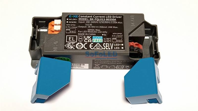 BK-PQL013-B0350A zasilacz stałoprądowy zewnętrzny 14W, 350mA, 28-40VDC