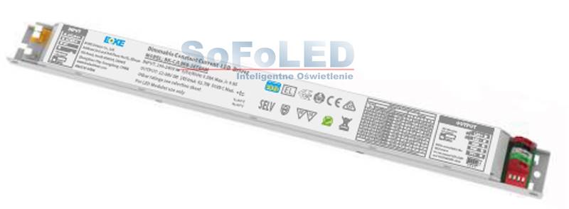 BK-CJL040-1050AM zasilacz liniowy stałoprądowy 40W, 600-1050mA, 12-42VDC/12-38VDC