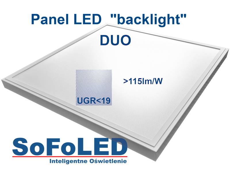 PANEL LED - DUO-NT-3K-37W-OPAL
