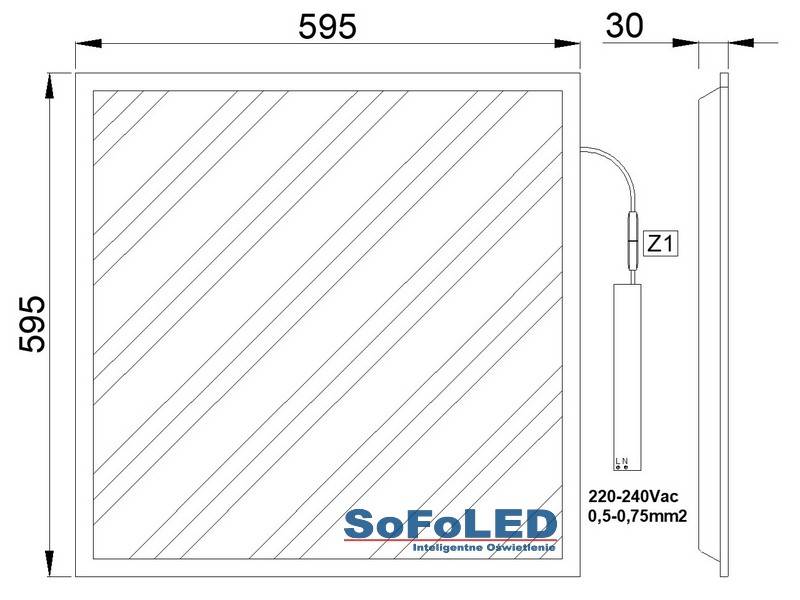 PANEL LED - DUO-PT-41-35-33-27W-OPAL