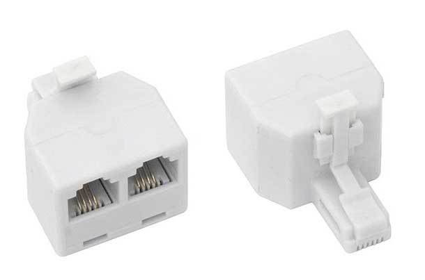 Adapter 4C wtyk - 2* gniazdo