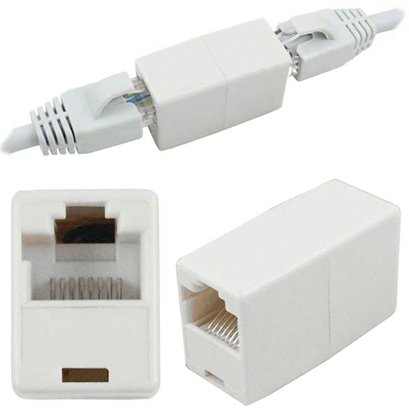 Adapter 8C RJ45 2* gniazdo