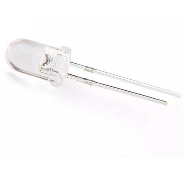 Dioda LED 12V 5mm czerwona clear