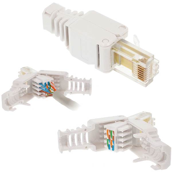 Wtyk RJ45 8P8C kat5e beznarzędziowy