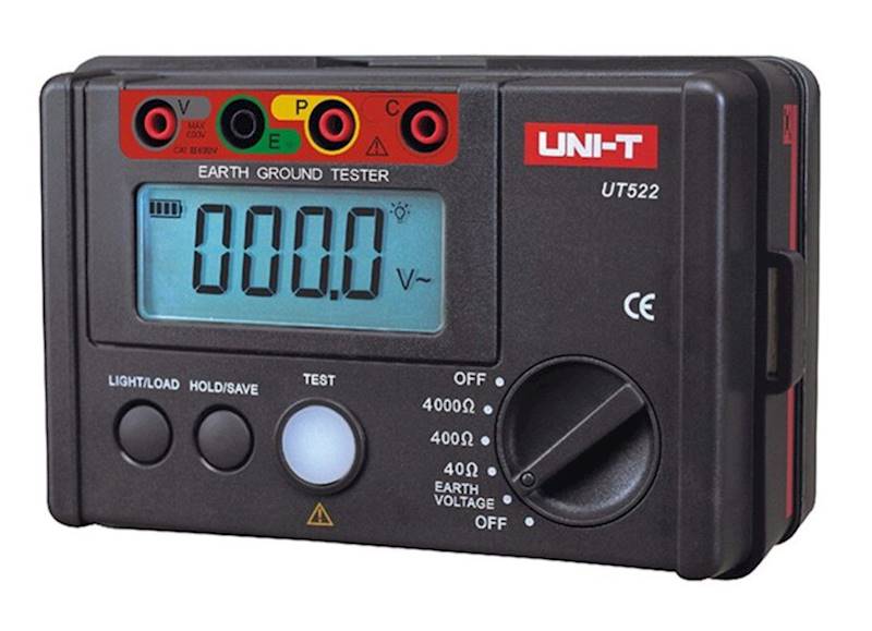 Miernik rezystancji uziemienia model UT522