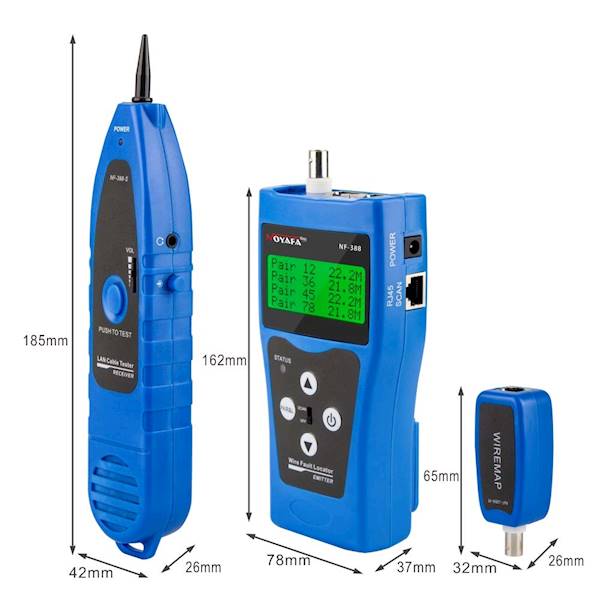 Tester sieci, szukacz par NOYAFA NF-388