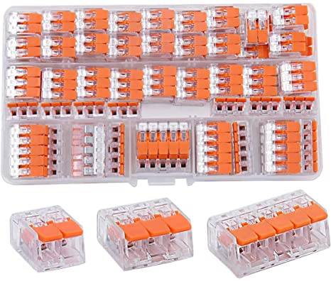 Zestaw szybkozłączy elektrycznych 75 sztuk