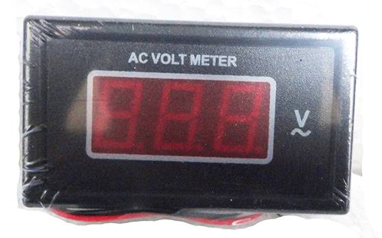 Voltomierz cyfrowy 500V montażowy