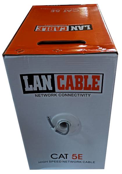 Kabel skrętka UTP CCA szara kat5e