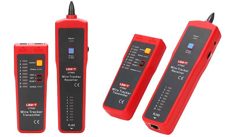 Szukacz par przewodów tester RJ45 UT682 UNIT