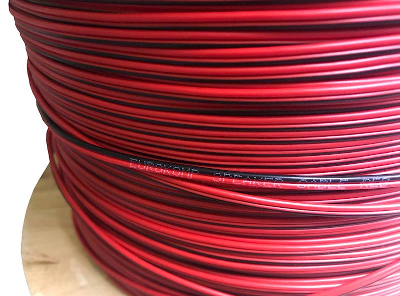 Kabel głośnikowy 2x1,5 CCA czarno-czerwony