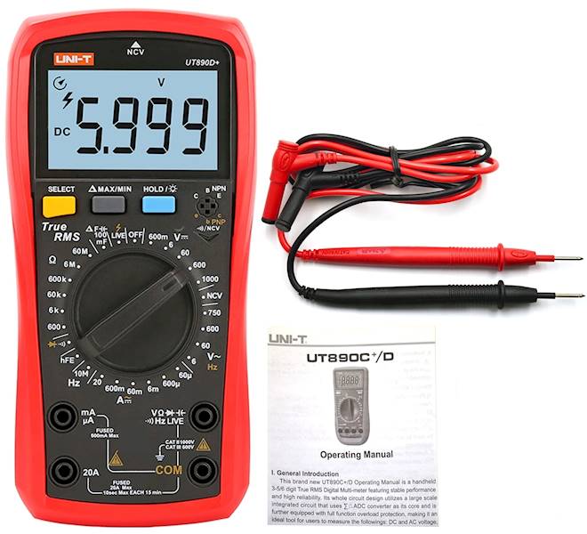 Miernik UT890D+ UNI-T