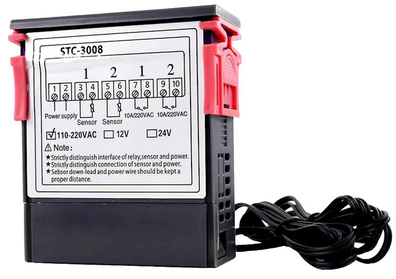 Termostat 230V STC-3008