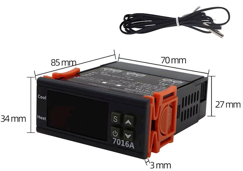 Termostat 230V WH7016A