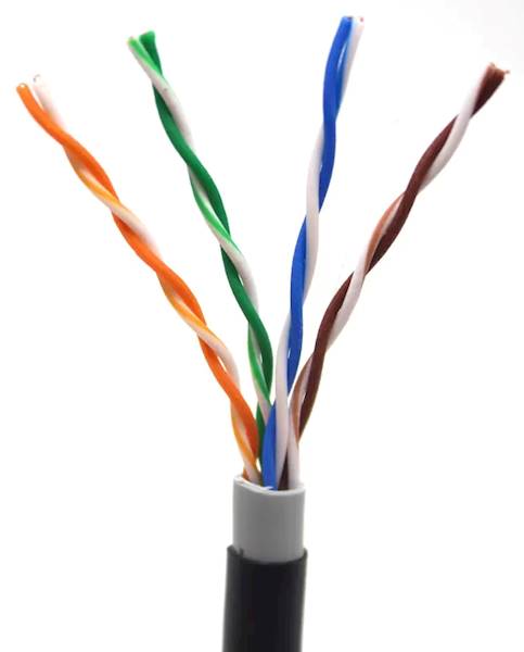 Kabel skrętka UTP CCA kat5e zewnętrzny