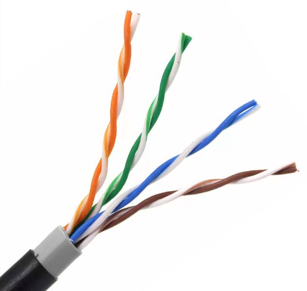 Kabel skrętka UTP CCA kat5e zewnętrzny