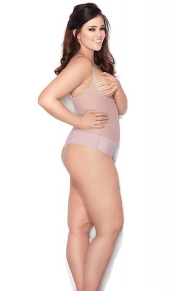 mitex glam body string • kolor: pudrowy róż • rozmiar: XL