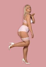 obsessive girlly stockings • rozmiar: XXL