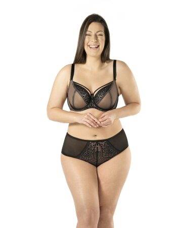 nipplex desire52 • rozmiar : 80F • kolor: czarno-beżowy