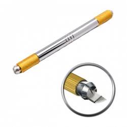 PEN DO MICROBLANDINGU DUO DM-002 gold