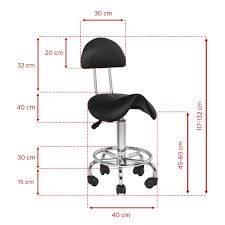 TABORET KOSMETYCZNY 6001 CZARNY 118591